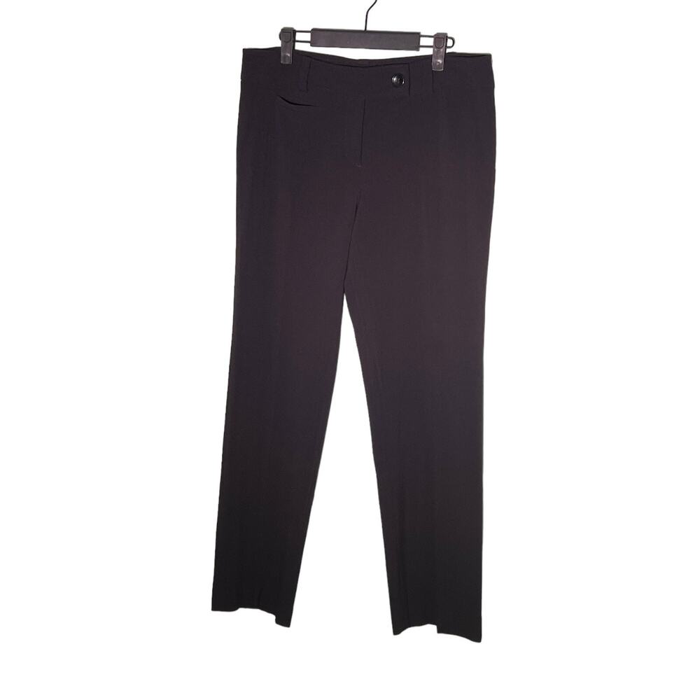 Ann Taylor Modern Women's Black Dress Pants Size 8 Polyester Blend Work Outfit